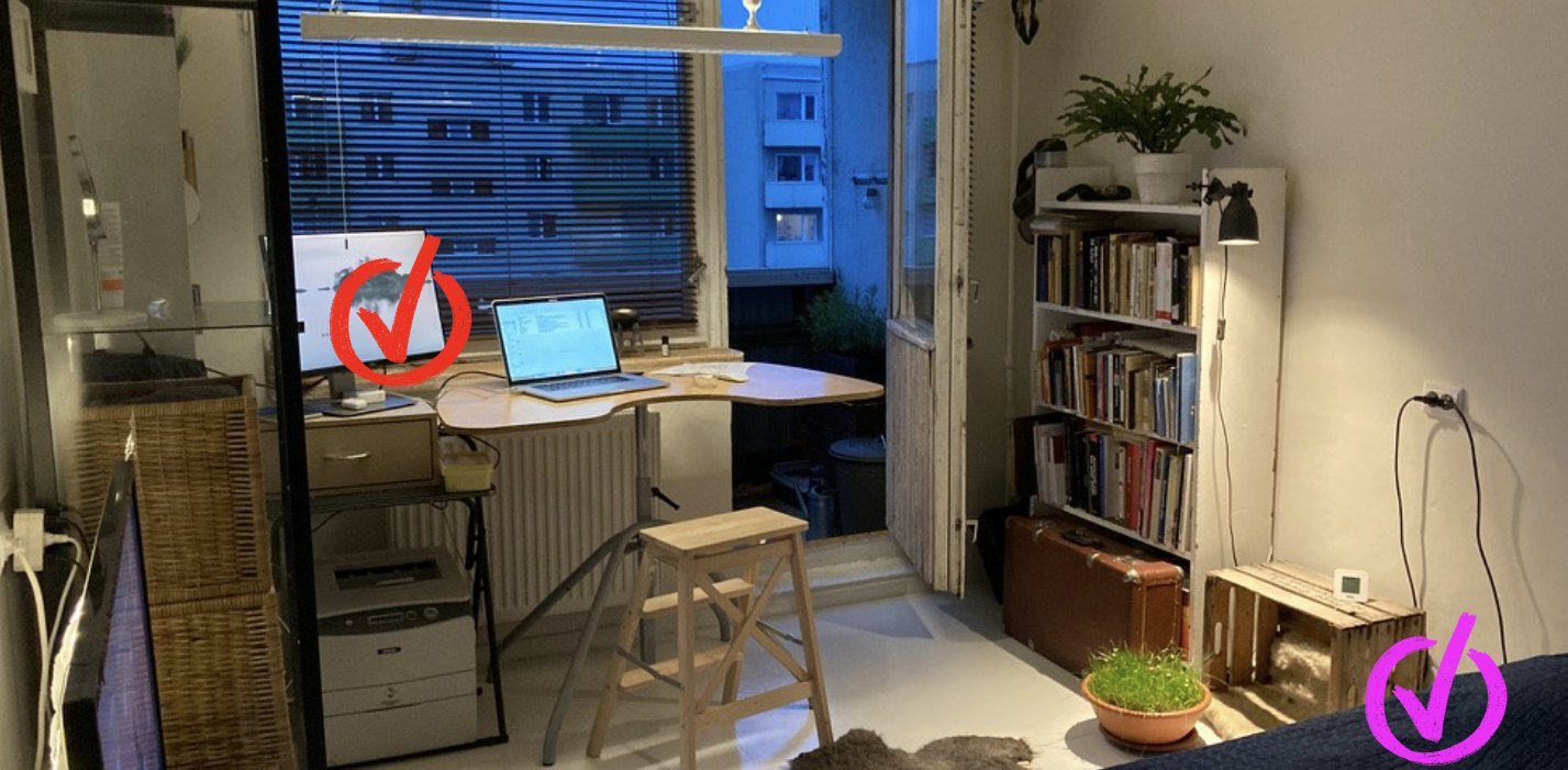 Ajutine kodu ühes toas